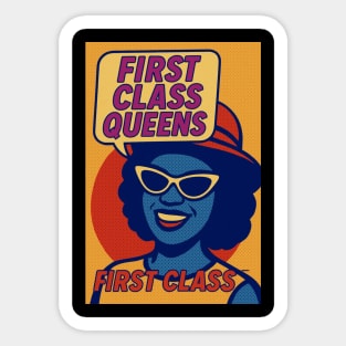 pop art of mom the queen Sticker